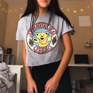 ☆ GRATEFUL DEAD CROP TOP ☆